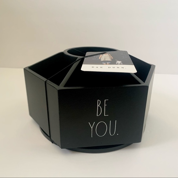 Rae Dunn Other - Rae Dunn BE YOU/BE HAPPY/BE KIND Desk Carousel